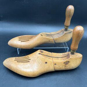 Antique Miller Trade Mark Wooden Shoe Forms Molds O.A.M Co #53 USA 1903 Vintage